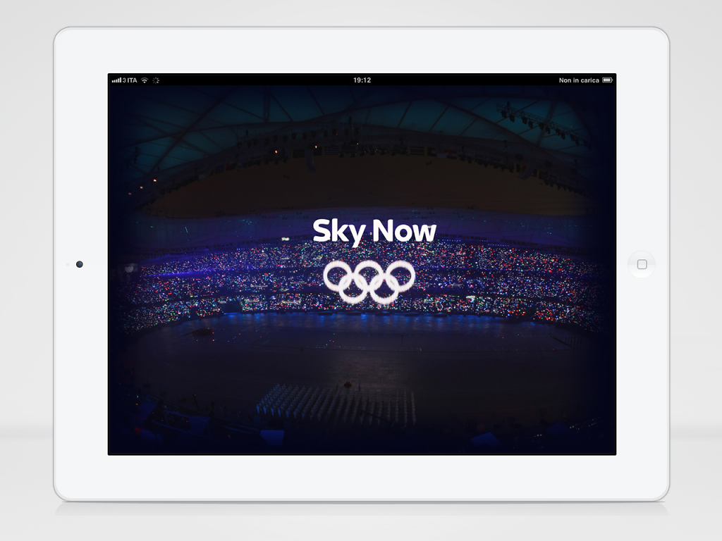 UX/UI design for the Sky Olympics second-screen app