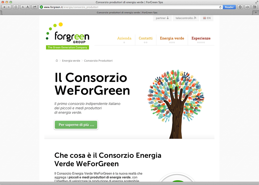 Forgreen website v. 2.0