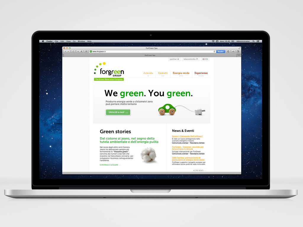 Forgreen website v. 2.0